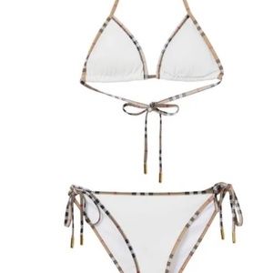 Burberry bikini white